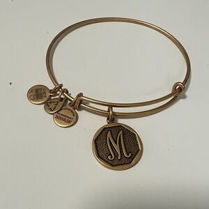 🌴 Alex & Ani Monogram “M” Bangle Bracelet